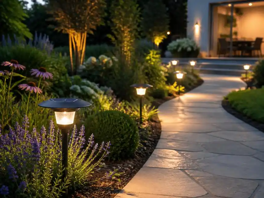 Gartenbeleuchtung mit Solartechnik: Tipps für nachhaltige Außenbereiche