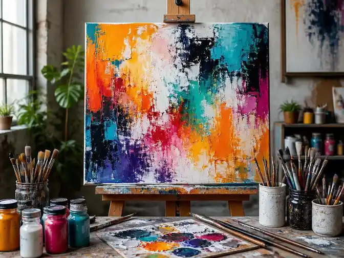 Kreative Freiheit durch moderne acryl malerei abstrakt