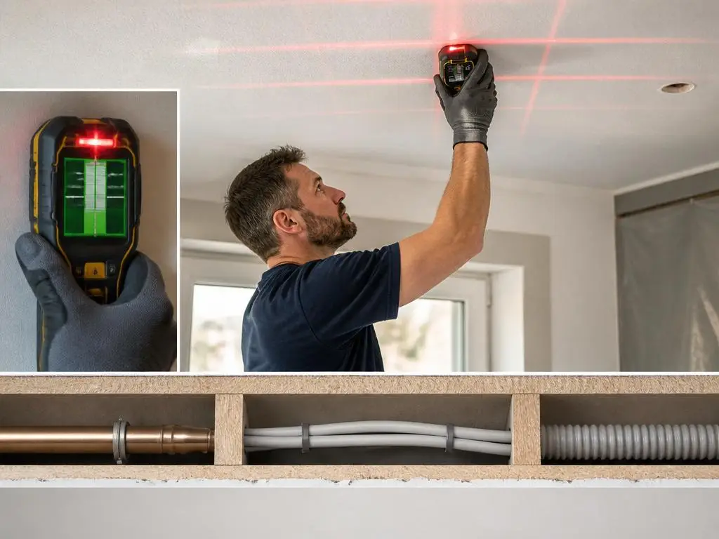 Leitungen in der Decke finden: Profi-Tipps für Heimwerker