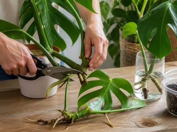 Monstera Ableger richtig schneiden und erfolgreich pflegen