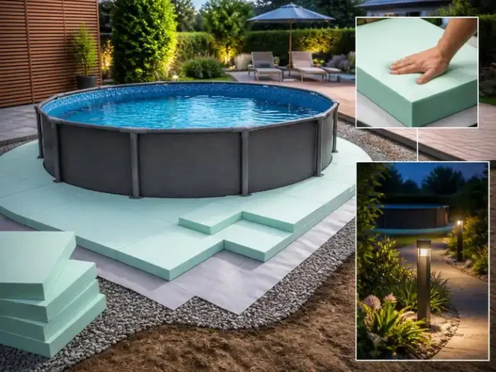 Poolunterbau aus Styrodur: Stabilität und Dämmung optimal planen