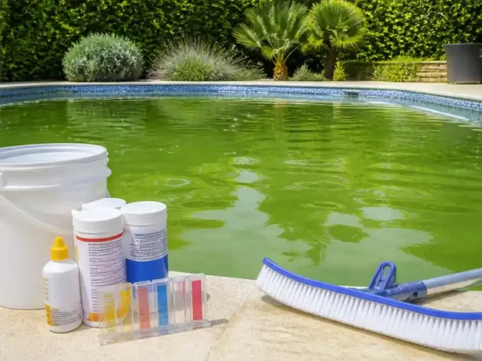 Poolwasser richtig aufbereiten: So retten Sie grünes Wasser