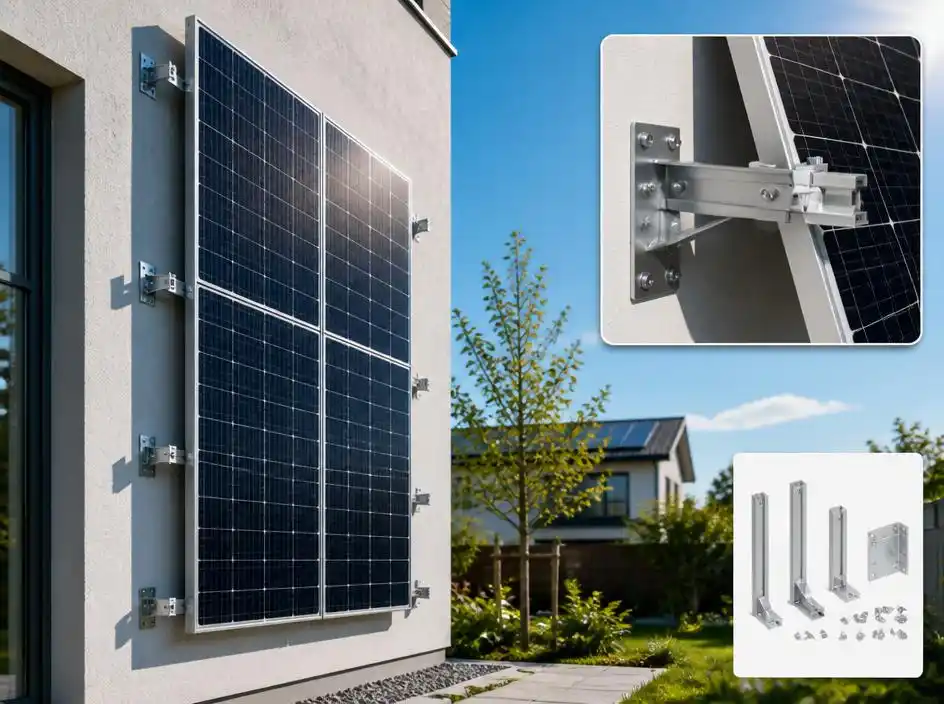 Sichere Montage für Ihre Solaranlage: Eine solarpanel wandhalterung nutzen