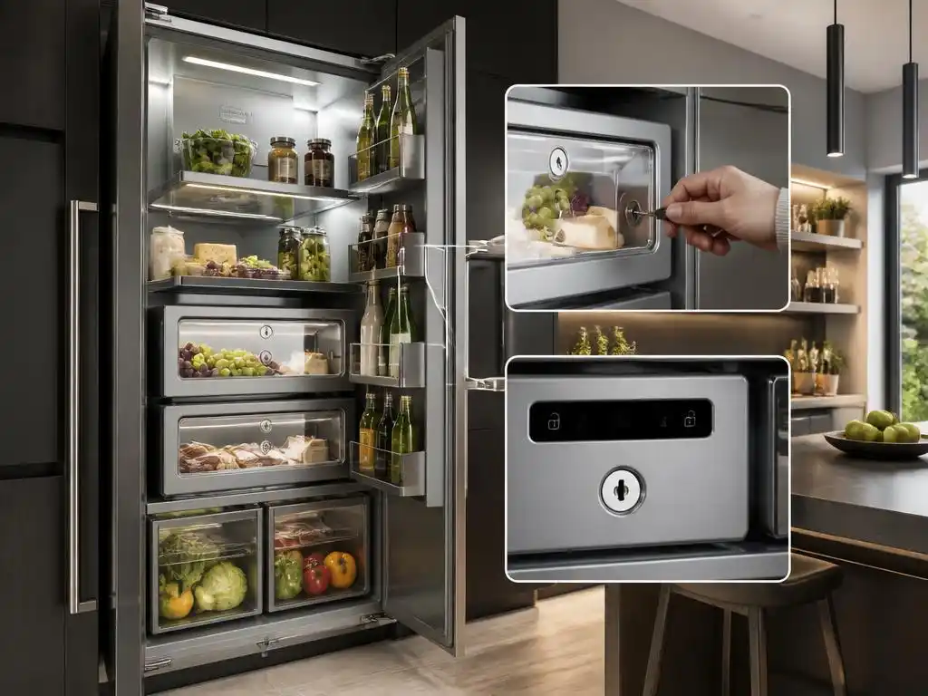 Sicherheit und Ordnung: Der moderne Kühlschrank mit abschließbaren Fächern