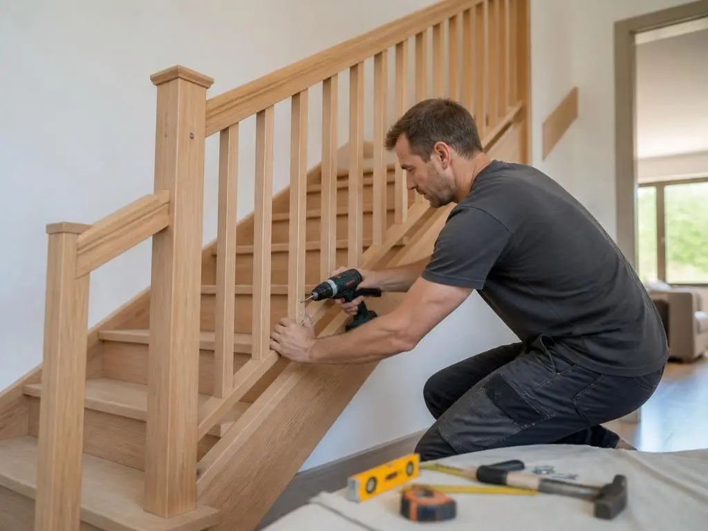 Sicherheitsvorschriften für Treppengeländer aus Holz beachten