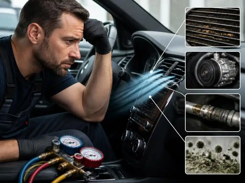 So erkennen Sie Defekte an der Autoklimaanlage frühzeitig