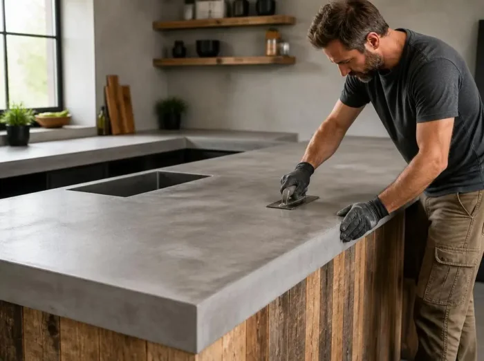 So gelingt Ihre individuelle arbeitsplatte beton selber machen
