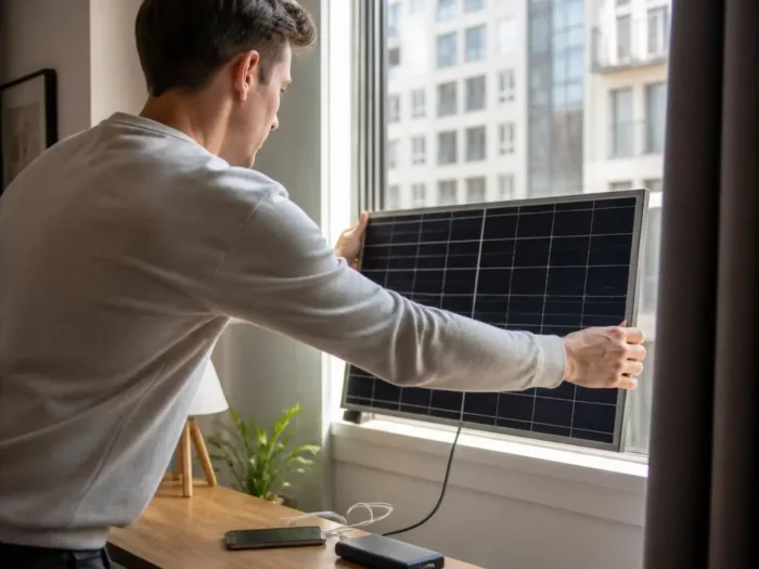 Solarenergie in der Wohnung: Lohnt sich die Installation am Fenster?
