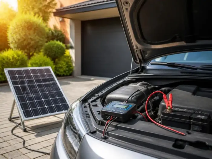 Effizient die autobatterie laden mit solarpanel als Lösung