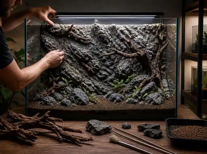 Individuelles aquascaping: So können Sie Ihre rückwand für aquarium selber bauen