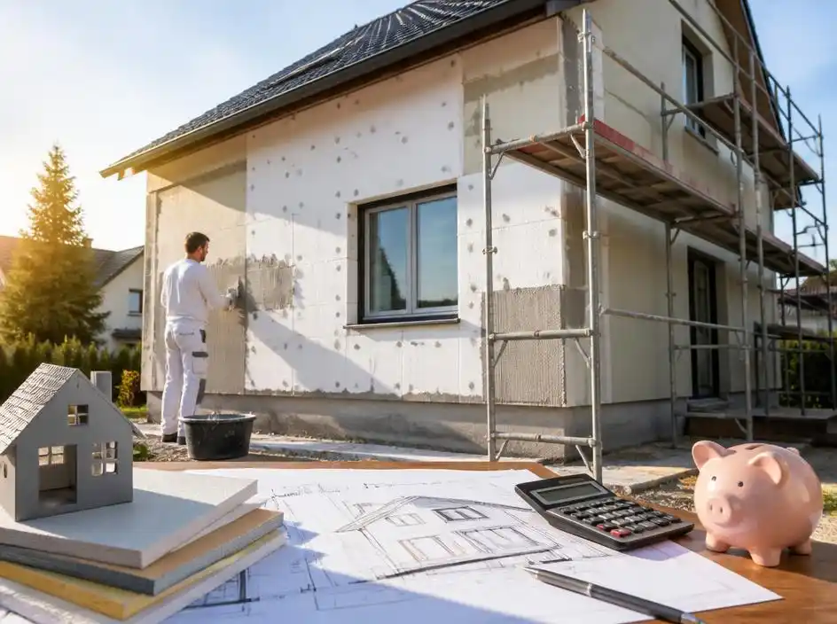 Investition in die Energieeffizienz: Fassade dämmen und verputzen