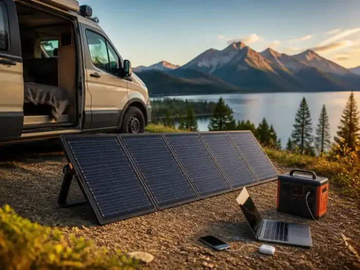 Mobil und effizient Energie gewinnen mit einem solarpanel 200 watt faltbar