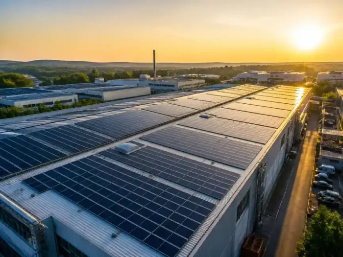 Moderne Energiegewinnung in der Solar Halle Westfalen