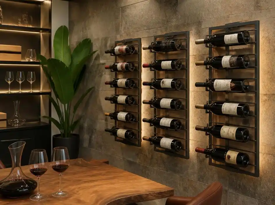 So finden Sie das perfekte weinregal für die wand