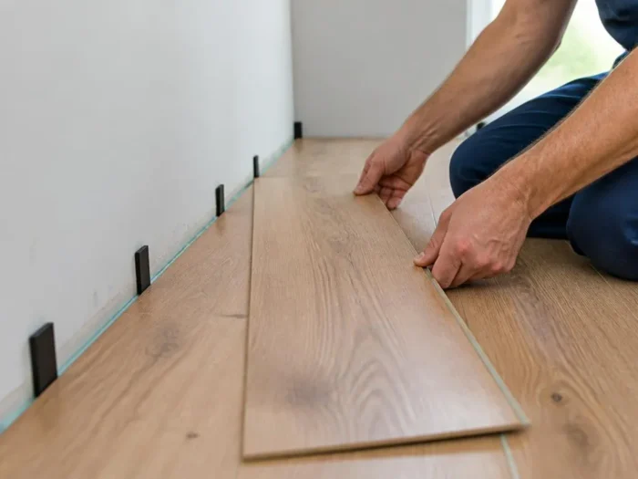 So gelingt beim Laminat verlegen der ideale Abstand zur Wand