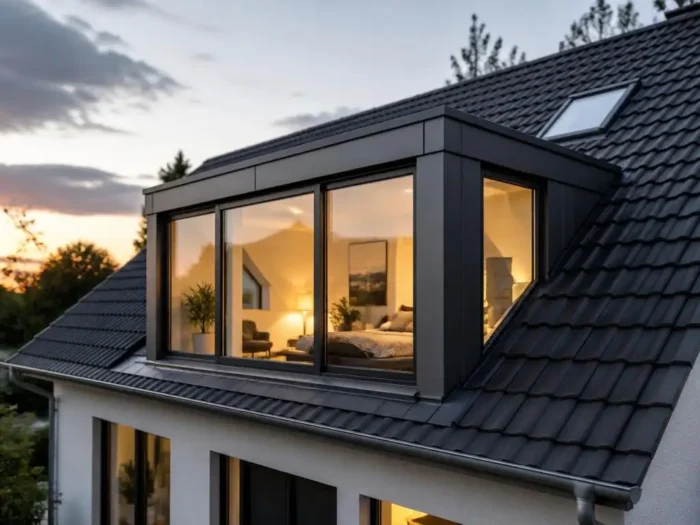 So gelingt der Umbau: Ein modernes Haus mit Gaube gestalten