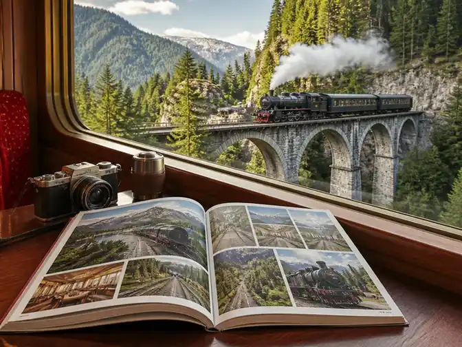Traumhafte schienenwege mit dem eisenbahn romantik reisen katalog
