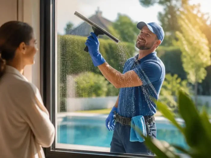Was kostet ein fensterputzer für privathaushalt und Service