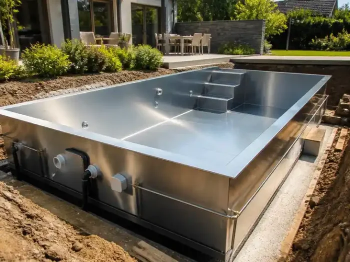 Wie Sie einen exklusiven edelstahl pool selber bauen