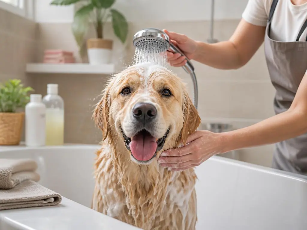 Wie oft darf man Hunde waschen ohne die Haut zu schädigen